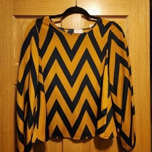 Chevron Stripe Top